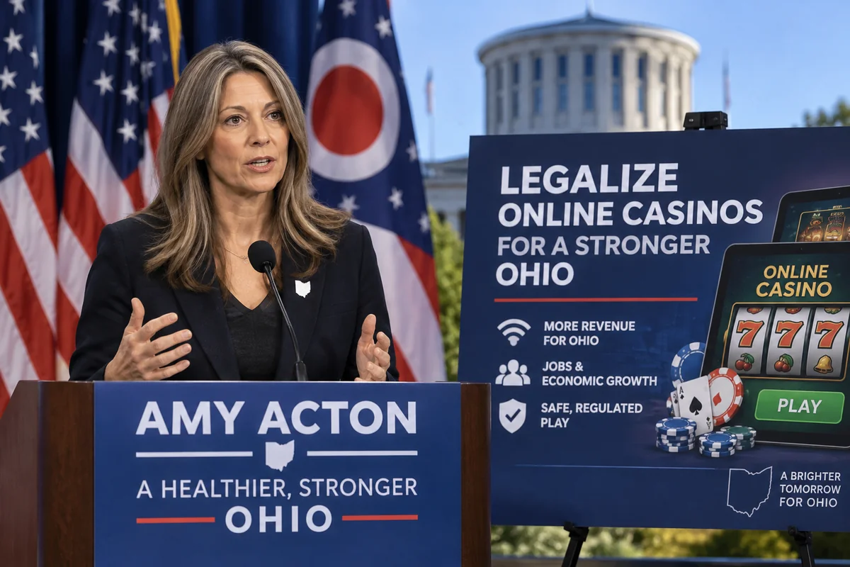 Ohio Governor Hopeful Amy Acton Backs Online Casino Legalization — With Strings Attached
