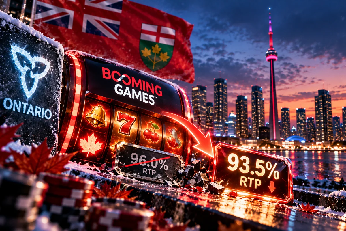 Booming Games Cuts Ontario Slot RTP to 93.5% at Operators' Request
