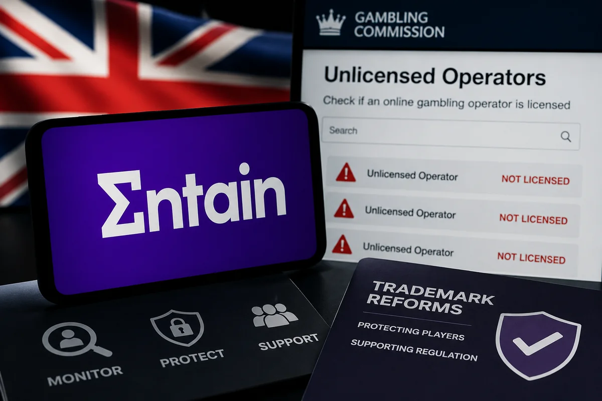 Entain Urges UKIPO to Shut Unlicensed Operators Out of UK Trademarks