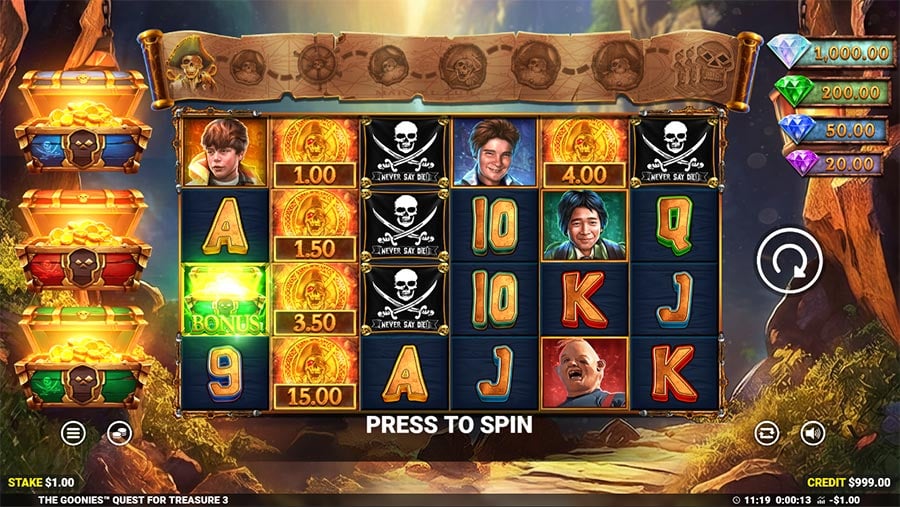 The Goonies Quest for Treasure 3 gameplay