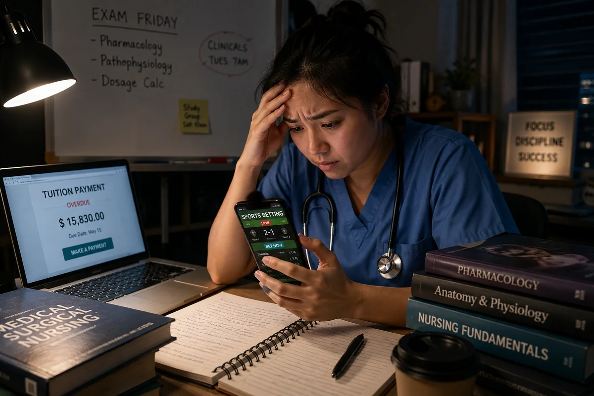 Healthcare Students Are Betting on Sportsbooks and Prediction Markets to Cover Tuition