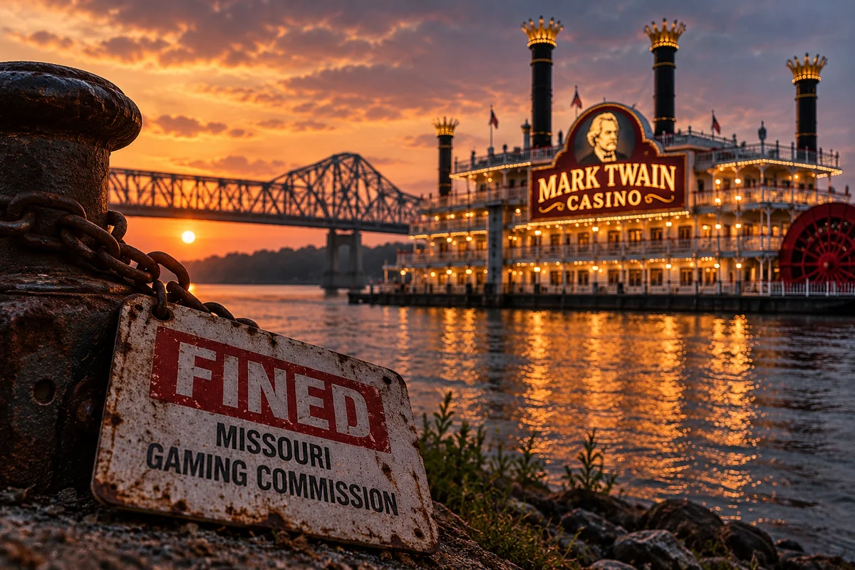 Missouri's Mark Twain Casino Faces New Fines After $40,000 in Penalties in Under Nine Months