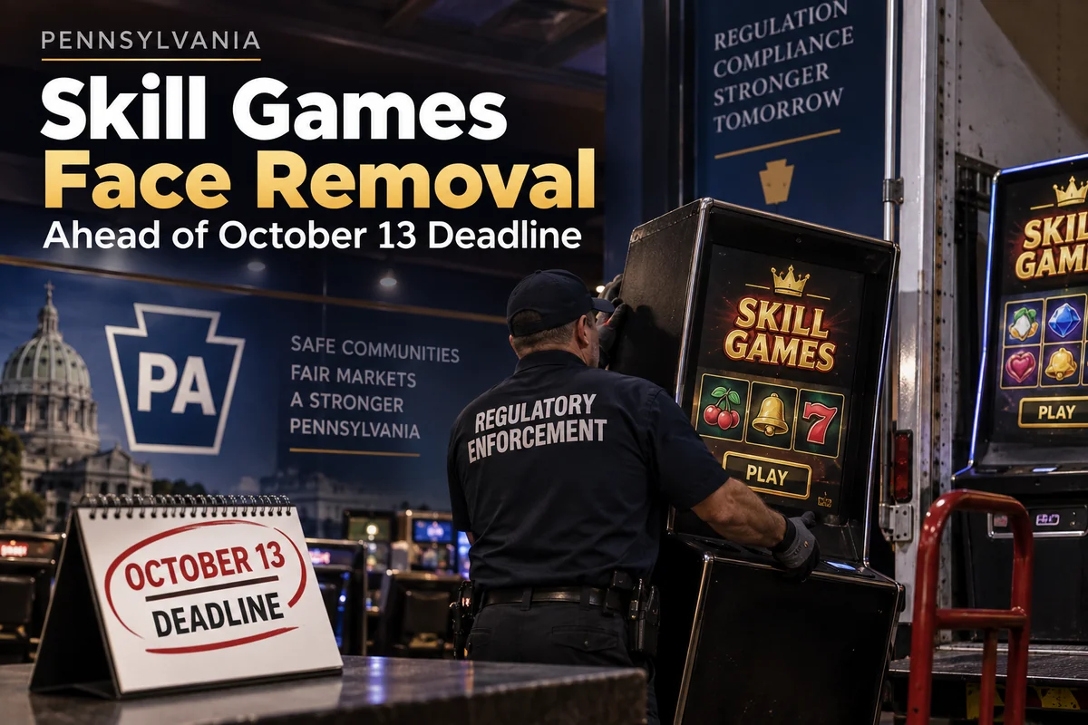 Pennsylvania Orders Skill Games Out by October 13 — and Switching Them Off Won't Cut It