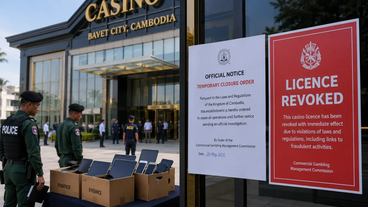 Cambodia Strips Roxy Casino of Its Licence Over Online Fraud Links