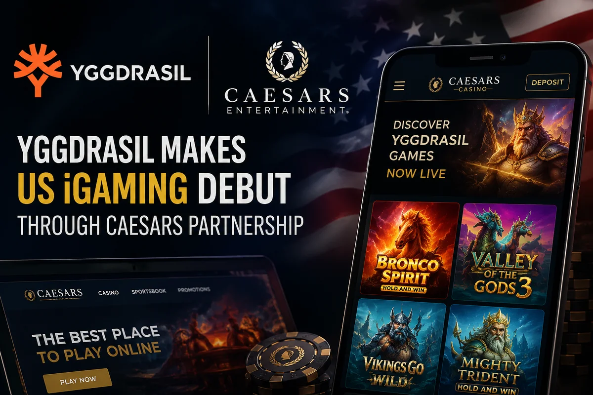 Yggdrasil Makes Its US iGaming Debut Through Caesars Partnership